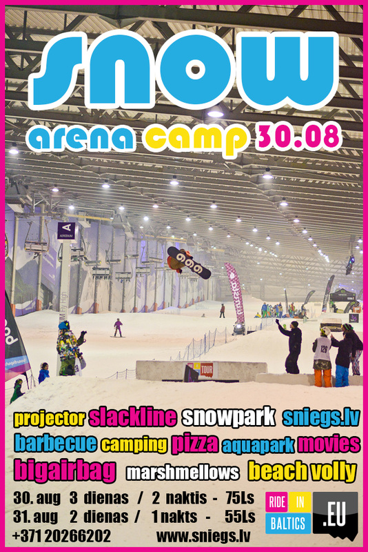 snowarena druskininkai snowboard camp freeski freestyle ski indoor camp